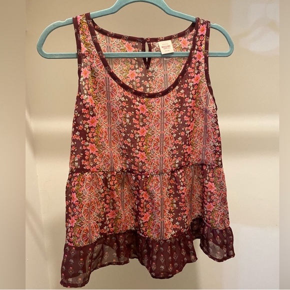 Mossimo Boho Top Sz S - Picture 2 of 5